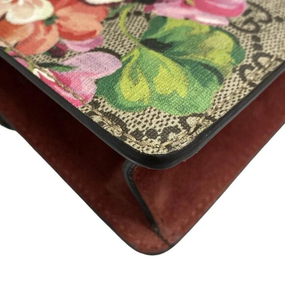 Auth GUCCI Dionysus/GG Blooms 421970 Beige Ebony Multi PVC Suede Shoulder Bag - Picture 4 of 15
